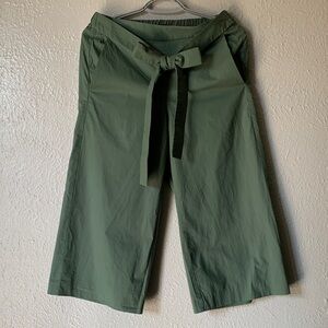 J. Crew Olive Green Elastic Waist Pants